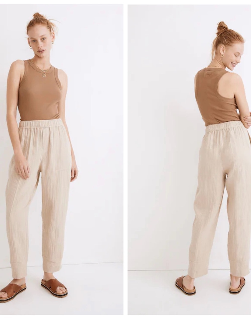Madewell 
Lightspun Pull-On Balloon Pants
